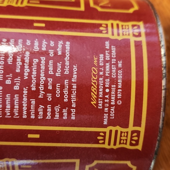 1979 Vintage National Biscuit Company Tin - Picture 6 of 7